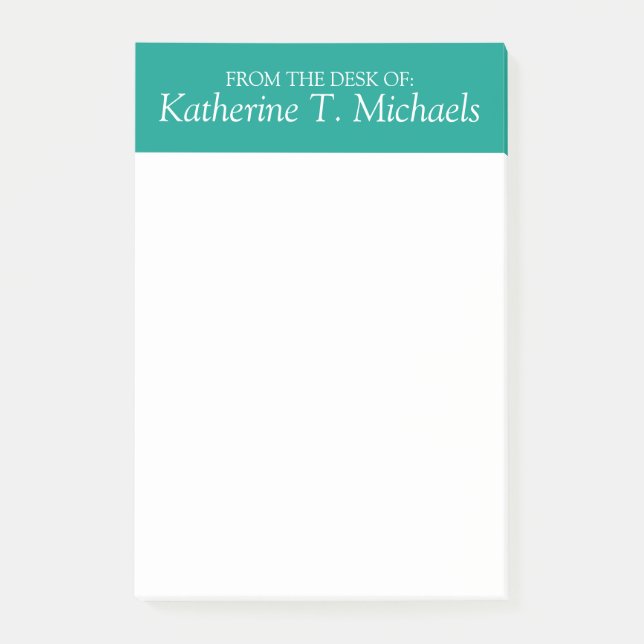 Från skrivbordet post-it block (Framsida)