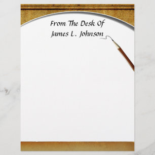 Från skrivbordet.. Vintage Letterhead Stationery