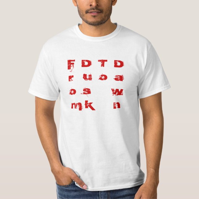 Från skymningen som gryr ögat, kartlägga manar tee shirt (Framsida)