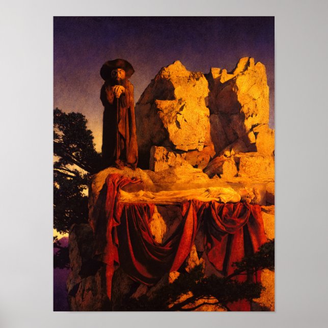 Från Snö White, 1912 från Parrish Poster (Framsidan)