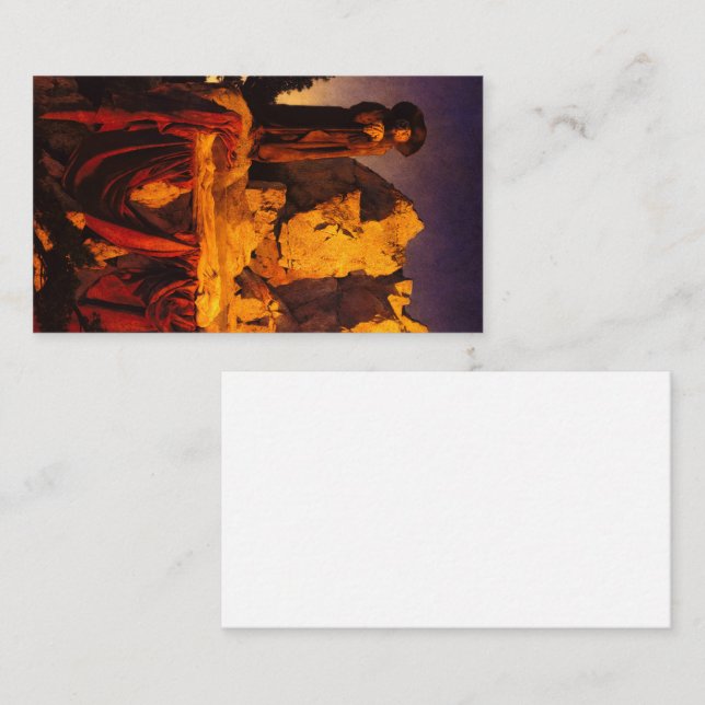 Från Snö White, 1912 från Parrish Visitkort (Fram/baksida)