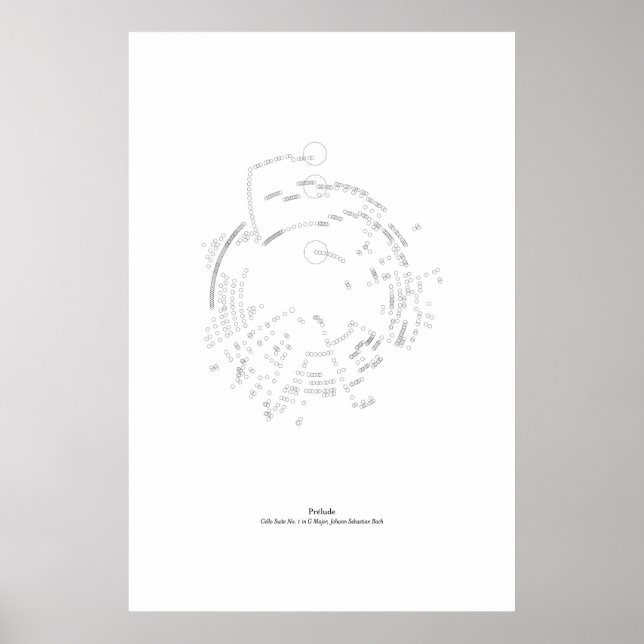 Från staben: Prélude, Cellosvit #1 i G-dur Poster (Framsidan)