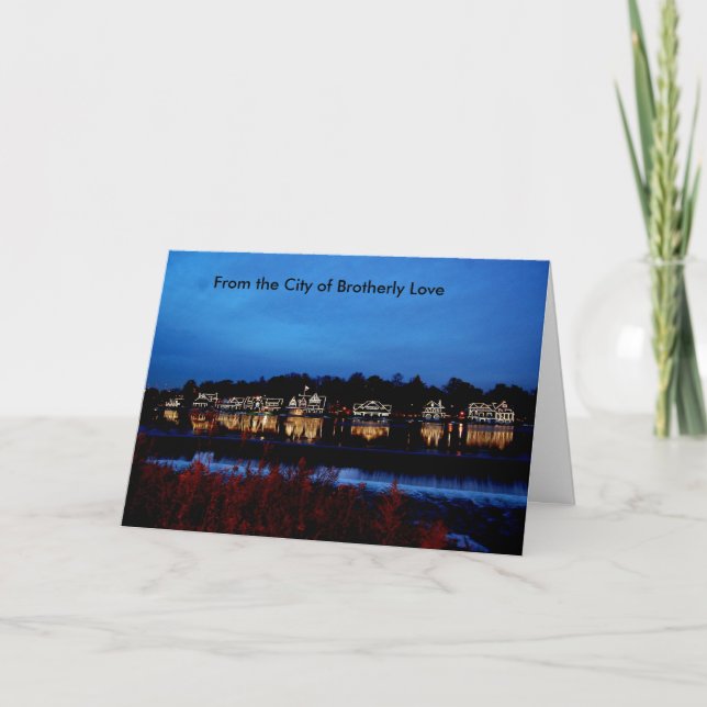 Från staden av broderlig kärlek kort (Framsida)