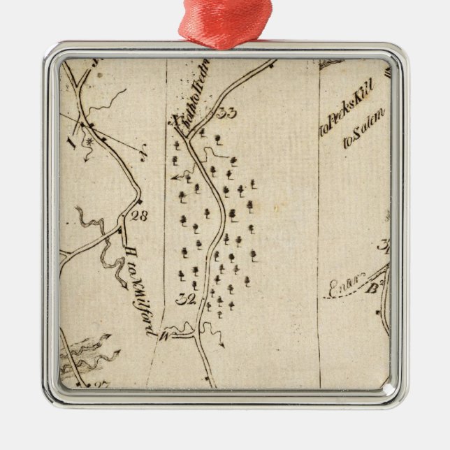 Från Stratford till Poughkeepsie 17 Julgransprydnad Metall (Framsidan)