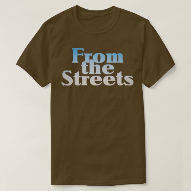 Från Streets T Shirt (Design framsida)