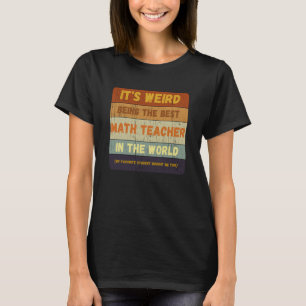 Från Student till världens bästa matematiklärare i T Shirt