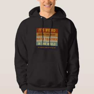Från student till världens bästa matematiklärare v hoodie