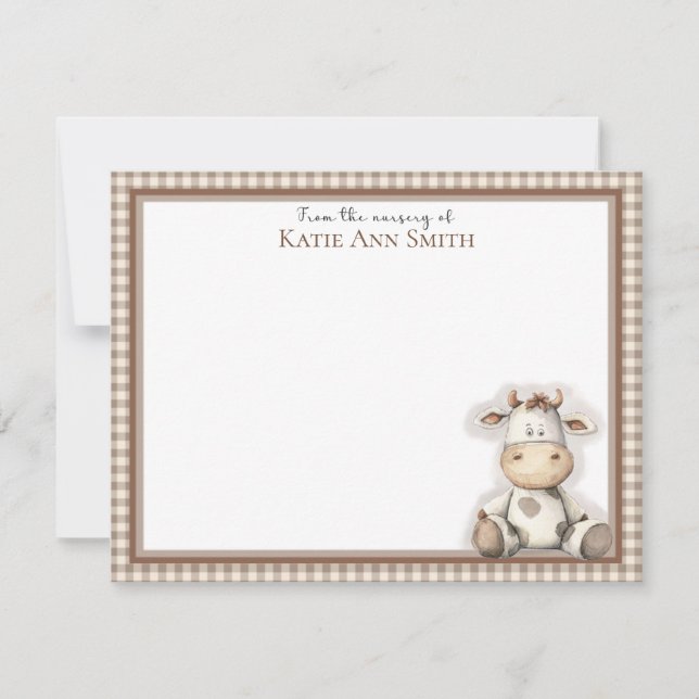 Från Tacken Notecard från barnskårens dagis Anteckningskort (Framsida)