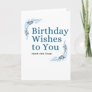 Från Team Birthday Card Helgkort