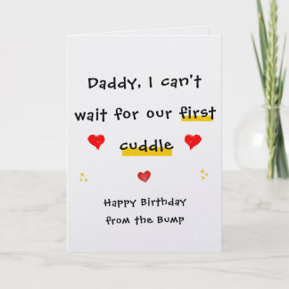 Från The Bump födelsedagskort - Pappa Att Vara Föd Kort