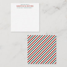Från tomtens alvers skrivbord Mini anteckningskort
