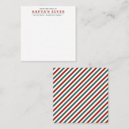 Från tomtens alvers skrivbord Mini anteckningskort