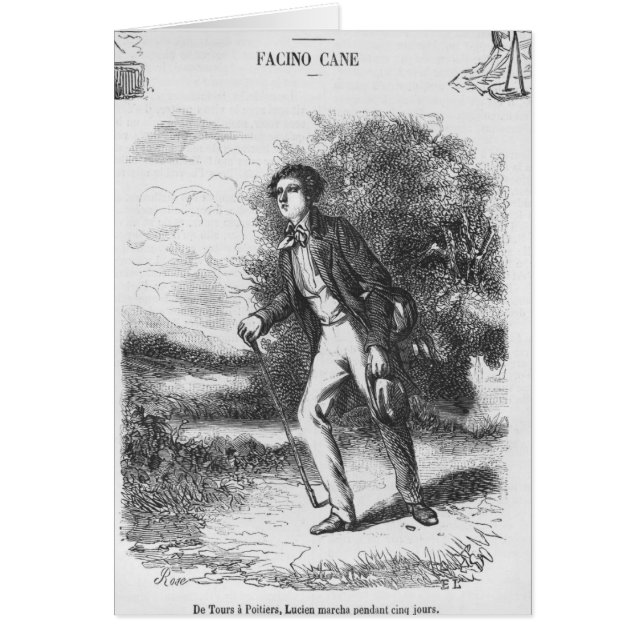 Från Tours till Poitiers Hälsningskort (Framsidan)