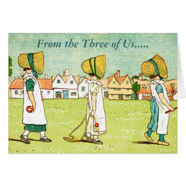 Från trena av oss hälsningskort (Framsidan Horizontal)