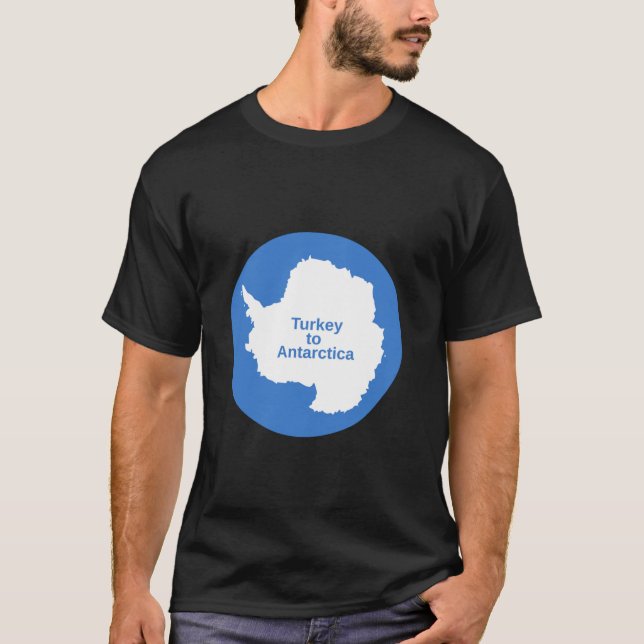 Från Turkiet till Antarctica T Shirt (Framsida)