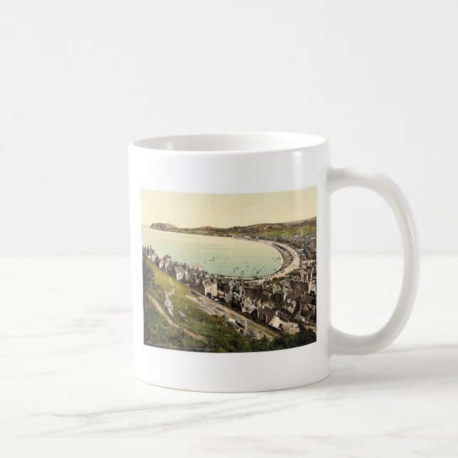 Från underbara Orme'sens huvud Llandudno, Wales Kaffemugg (Höger)