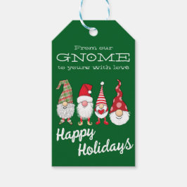 Från vår gnom till din med kärlek från helgdag presentetikett