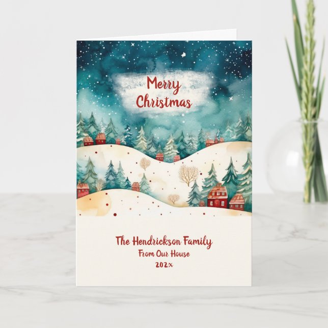 Från vår Vintage Fotojulkort Kort (Framsida)