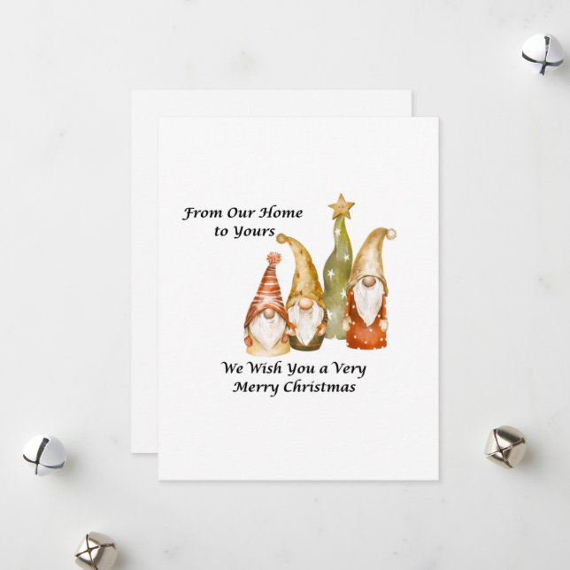 Från vårt hem till ditt julkort (Fram/Back In Situ)