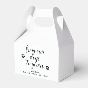 Från vårt Hundar till ditt Hund Beat Bröllop Presentaskar