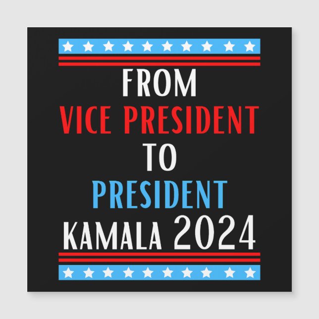 Från Vice president till president Kamala 2024 VP  (Framsida)