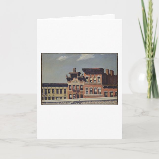 Från Williamsburg Bridge - Edward Hopper Kort (Framsida)