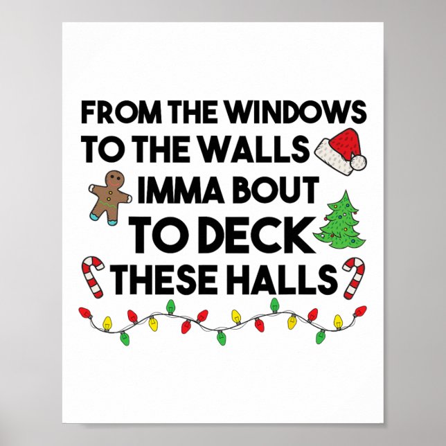 Från Windows till Walls Imma Bout för att deka Th Poster (Framsidan)