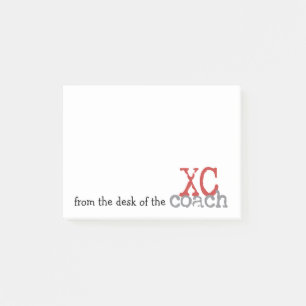 Från XC-tränarens skrivbord Cross Country Post-it Block