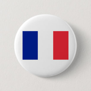 Française - Frankrike Flagga Knapp