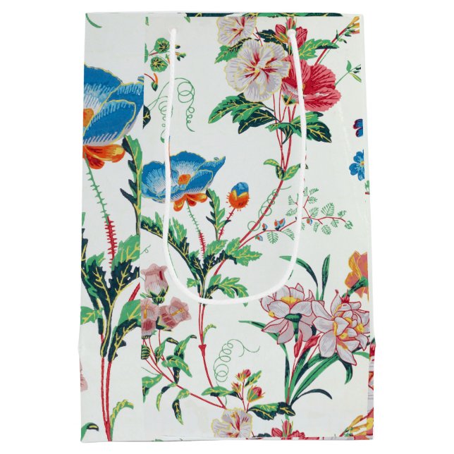 France 1830 Floral Antique Wallpaper (Baksidan)
