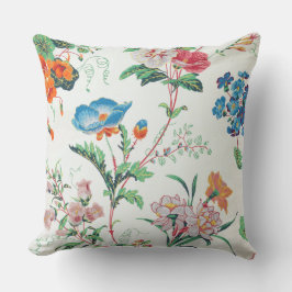 France 1830 Floral Antique Wallpaper Kudde