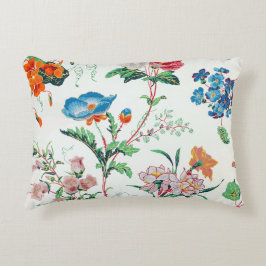 France 1830 Floral Antique Wallpaper Prydnadskudde