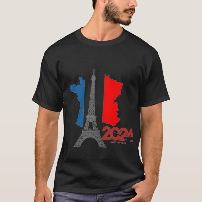 france 2024,JO , PARIS  T Shirt (Framsida)