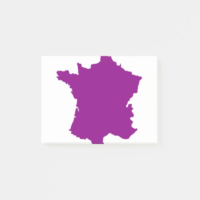 France Country Europe Map Post-it Block (Framsida)