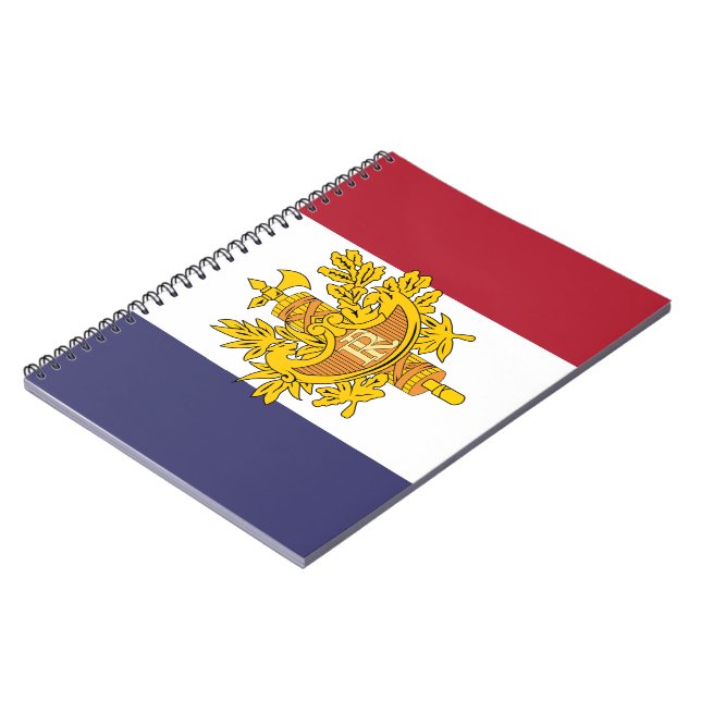 France flag phone case anteckningsbok (Vänstra Sidan)