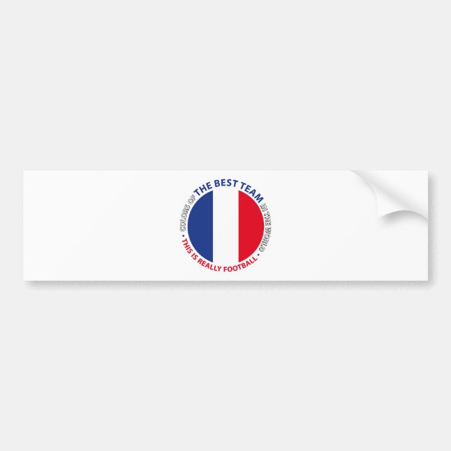 France Frankreich Art Shield Bildekal (Framsidan)