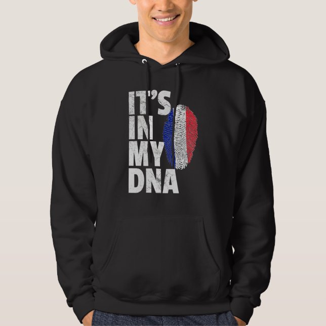 France French Flag   Pride Country Home Nation   Hoodie (Framsida)