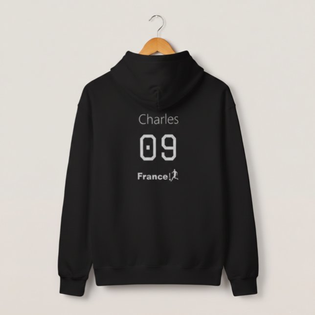 France Soccer Personalized Name Number Jersey Hoodie (Skapare uppladdad)