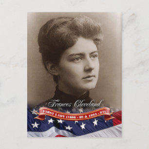 Frances Cleveland, Första Dam i USA Vykort