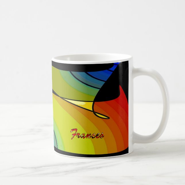 Frances Fullfärgad kaffemugg (Höger)