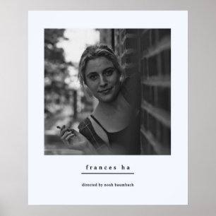 Frances Ha Noah Baumbach Greta Gerwig Cinema Poster