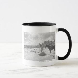 Frances Phelps Belden flygfiske i floden Mugg
