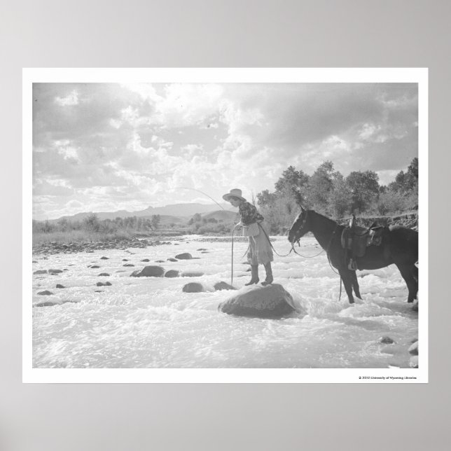 Frances Phelps Belden-flygfisket i floden Poster (Framsidan)