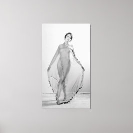 Francesca a Bella Ragazza, en vacker italian Girl Canvastryck