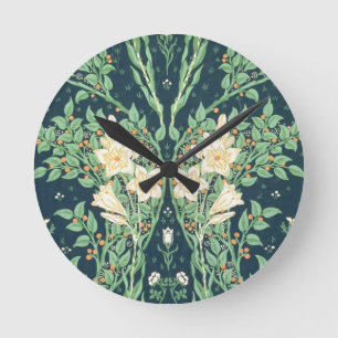 Francesca tapetdesign rund klocka