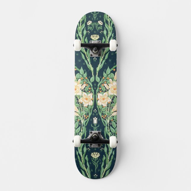 Francesca tapetdesign skateboard bräda 21,5 cm (Framsida)