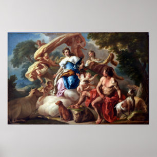 Francesco de Mura Juno (Hera) åtar sig att bestrid Poster