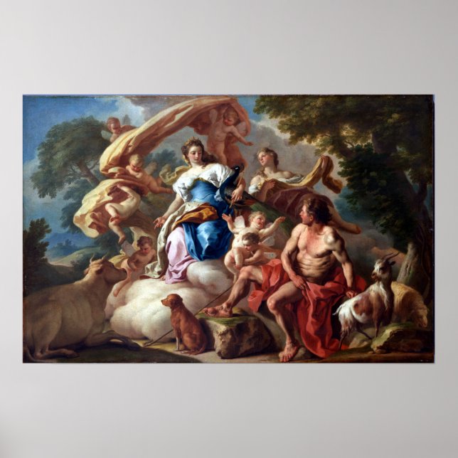 Francesco de Mura Juno (Hera) åtar sig att bestrid Poster (Framsidan)