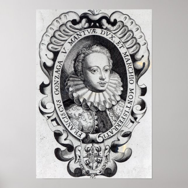 Francesco Gonzago, herke av Mantua och Marquess Poster (Framsidan)