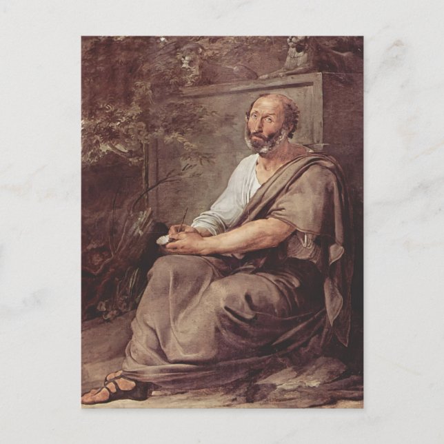 Francesco Hayez- Aristoteles Vykort (Framsida)